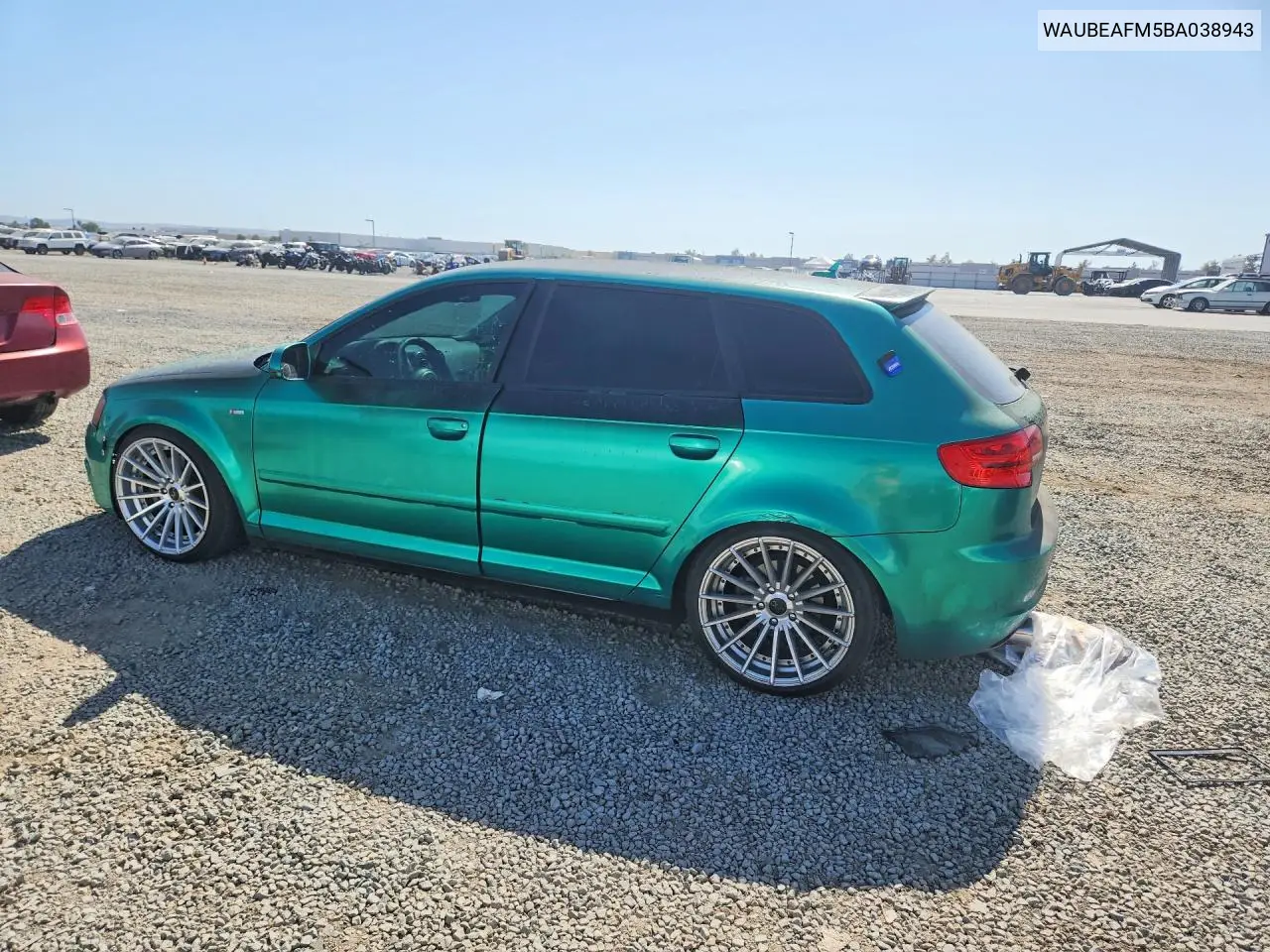 2011 Audi A3 Premium VIN: WAUBEAFM5BA038943 Lot: 61610426
