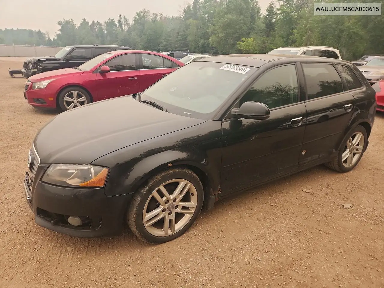 2012 Audi A3 VIN: WAUJJCFM5CA003615 Lot: 60709346