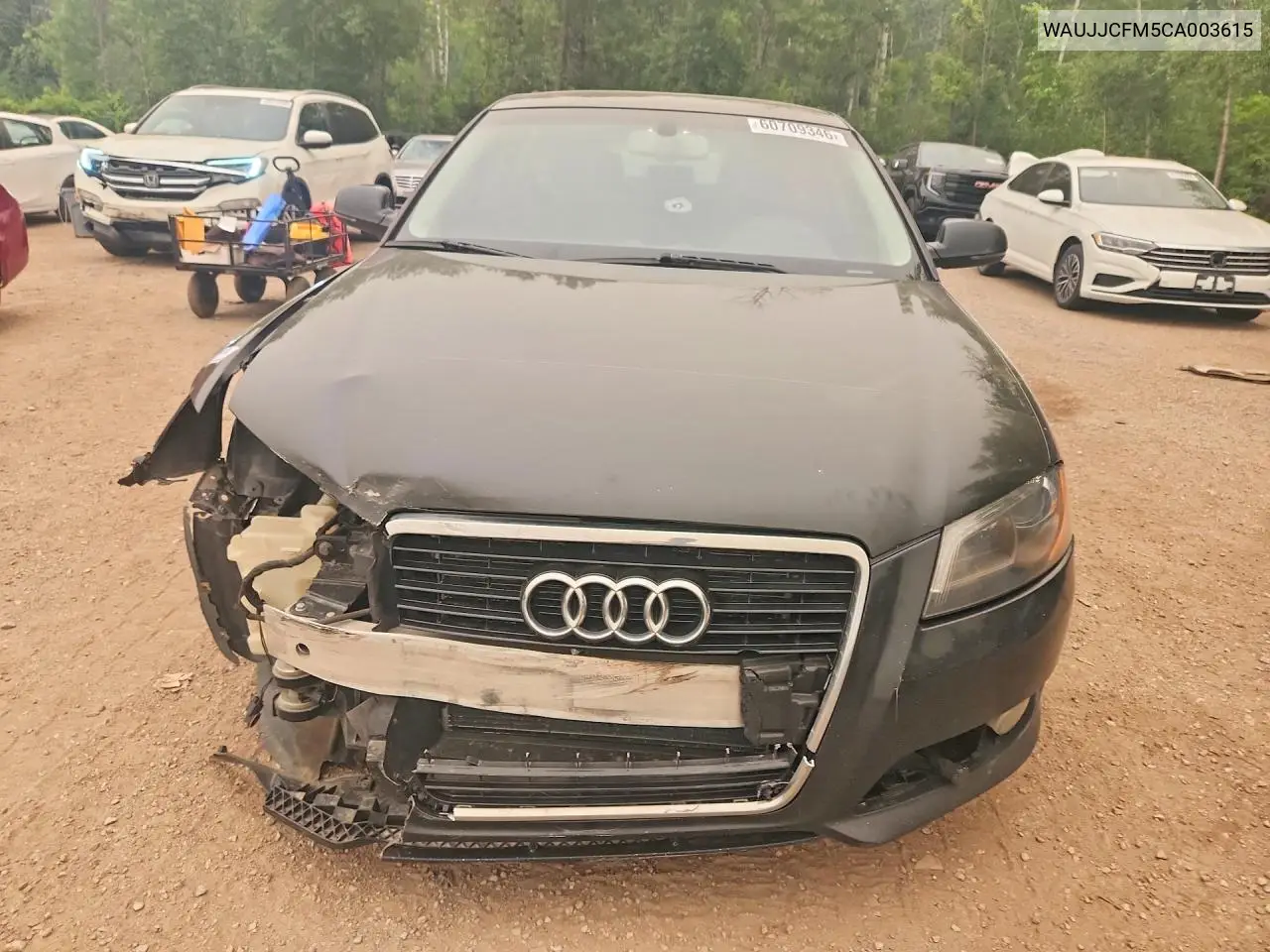 2012 Audi A3 VIN: WAUJJCFM5CA003615 Lot: 60709346