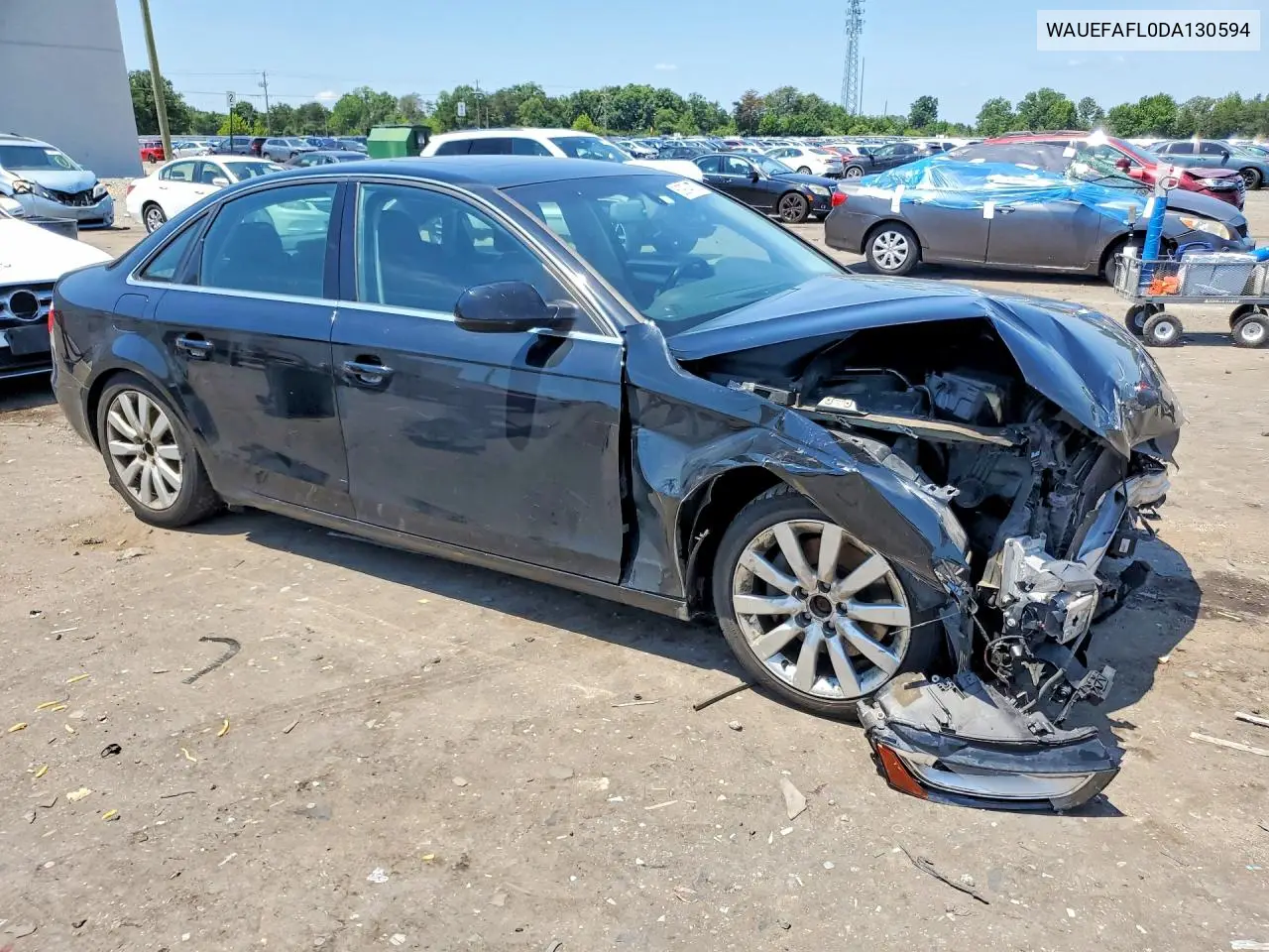 2013 Audi A4 Premium Plus VIN: WAUEFAFL0DA130594 Lot: 60974036