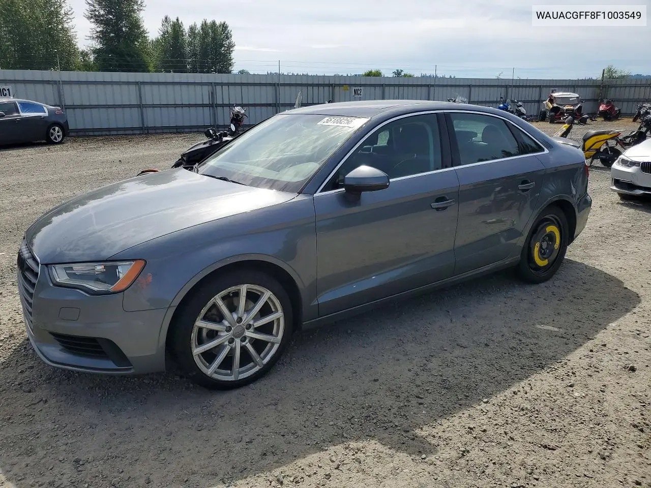 2015 Audi A3 Premium VIN: WAUACGFF8F1003549 Lot: 56188256
