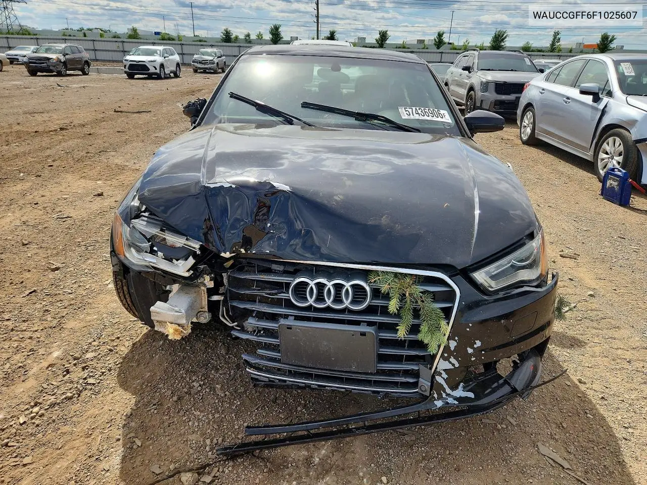 2015 Audi A3 Premium Plus VIN: WAUCCGFF6F1025607 Lot: 57436906