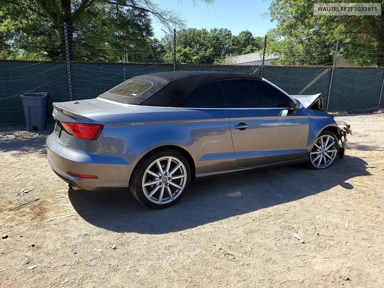 2015 Audi A3 Premium VIN: WAU7FLFF2F1033611 Lot: 57663456
