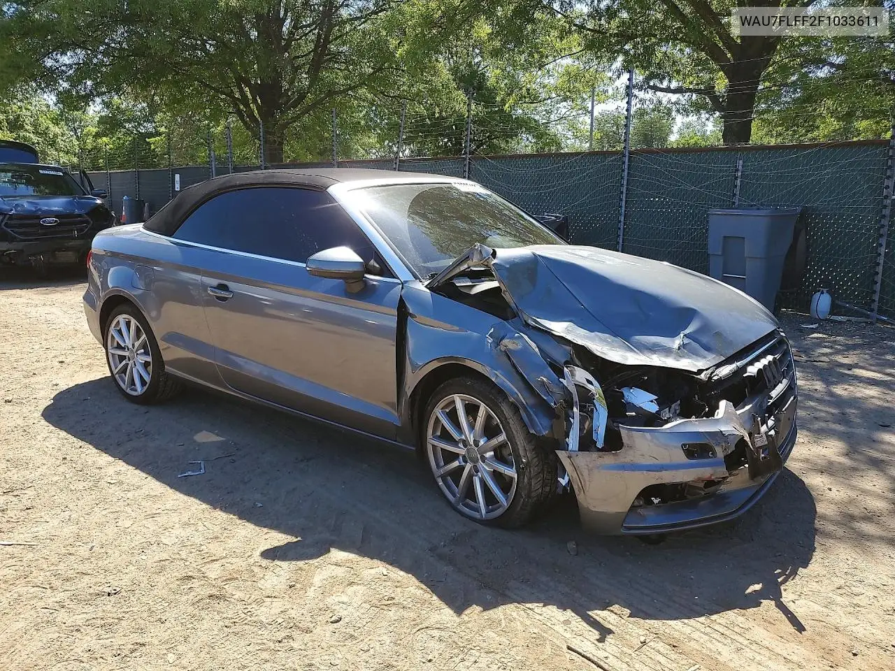 2015 Audi A3 Premium VIN: WAU7FLFF2F1033611 Lot: 57663456
