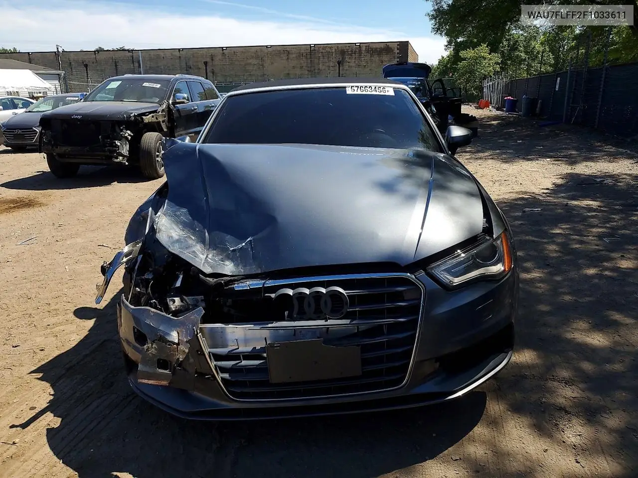 2015 Audi A3 Premium VIN: WAU7FLFF2F1033611 Lot: 57663456