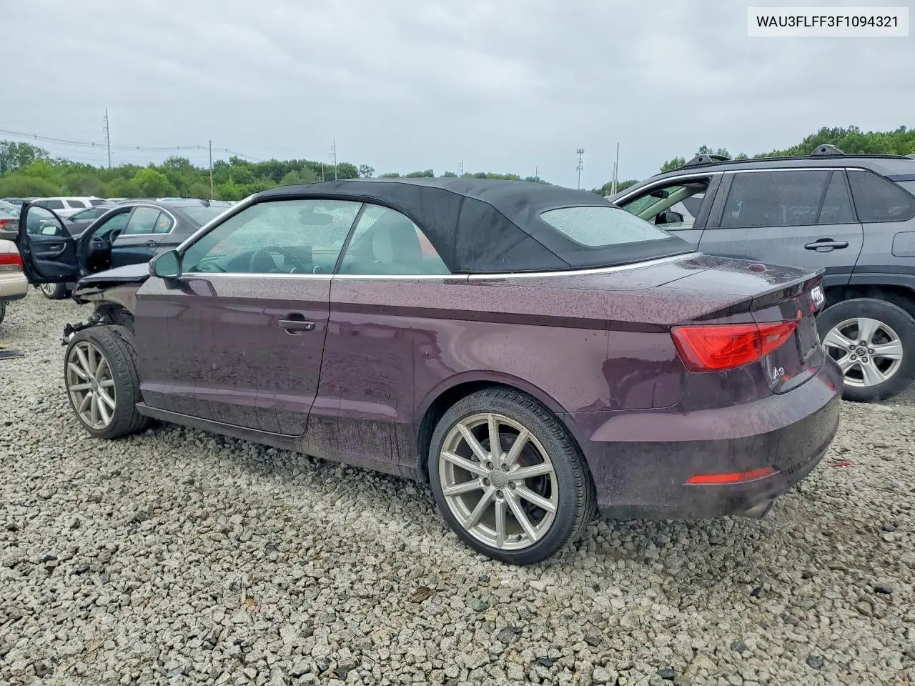 2015 Audi A3 Premium Plus VIN: WAU3FLFF3F1094321 Lot: 58081956