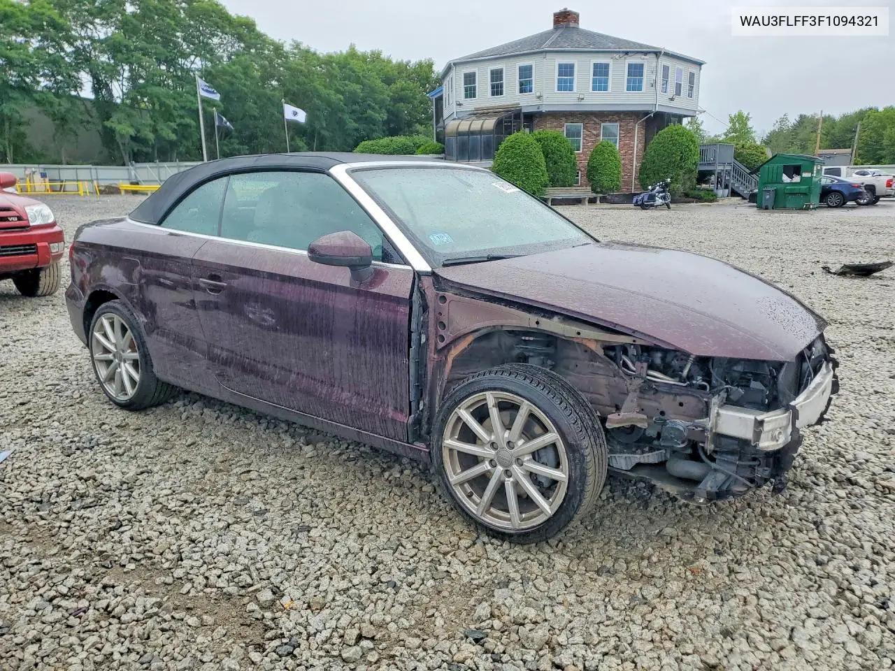 2015 Audi A3 Premium Plus VIN: WAU3FLFF3F1094321 Lot: 58081956