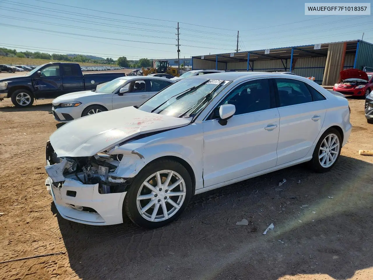 2015 Audi A3 Premium Plus VIN: WAUEFGFF7F1018357 Lot: 58117186