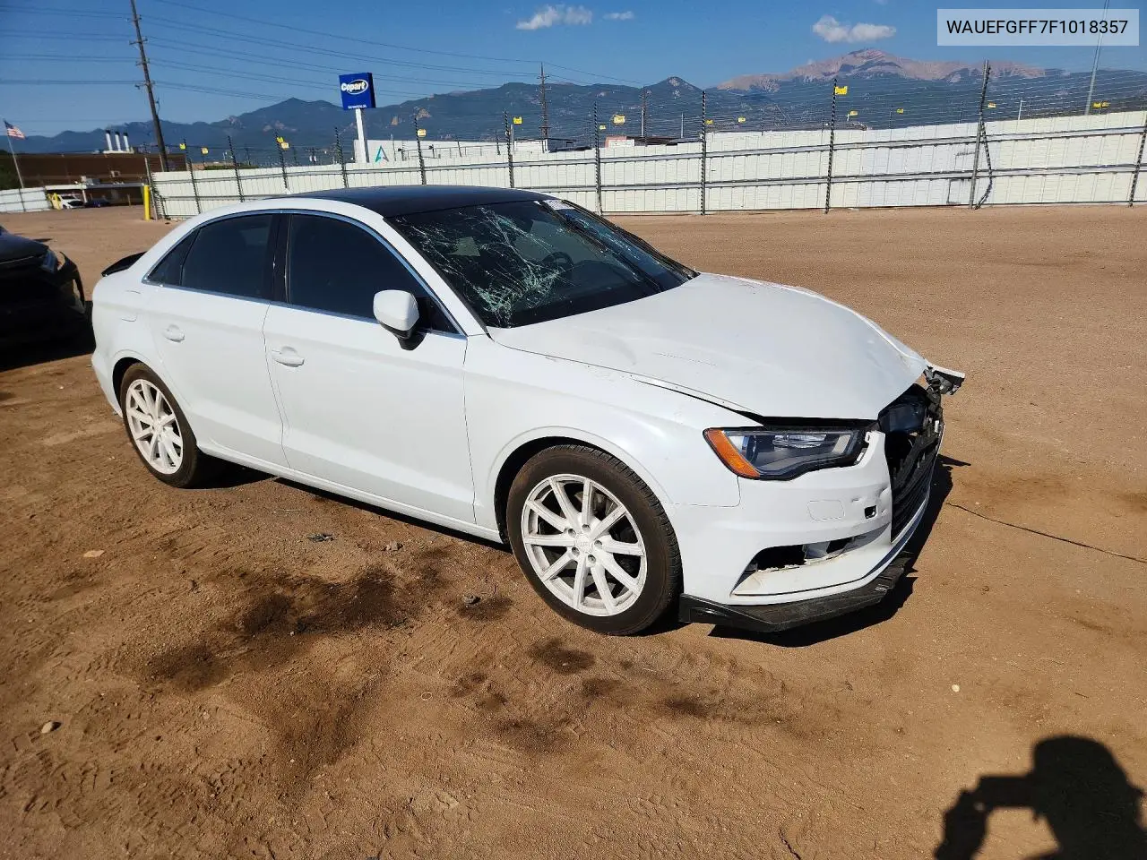 2015 Audi A3 Premium Plus VIN: WAUEFGFF7F1018357 Lot: 58117186