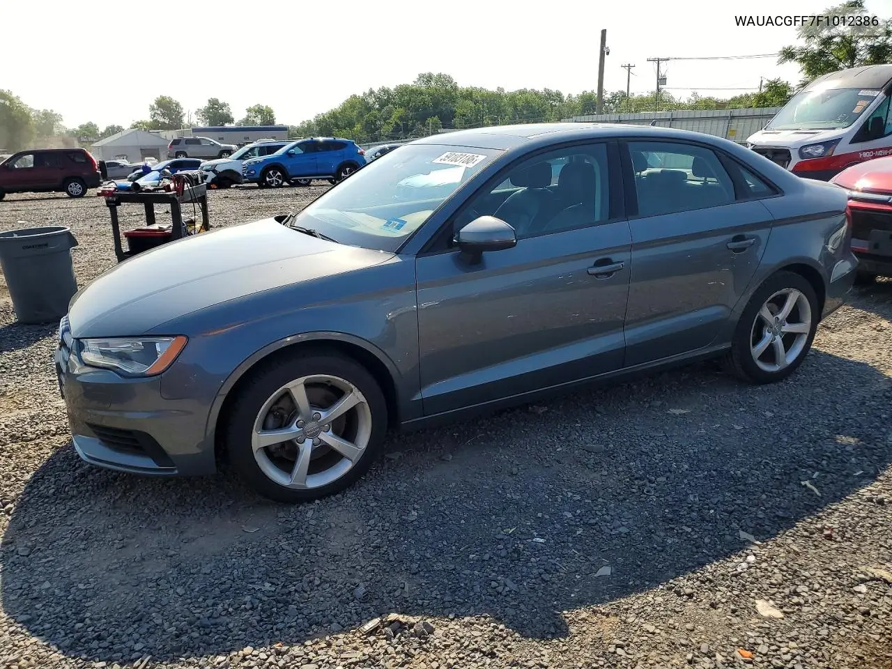 2015 Audi A3 Premium VIN: WAUACGFF7F1012386 Lot: 59103186