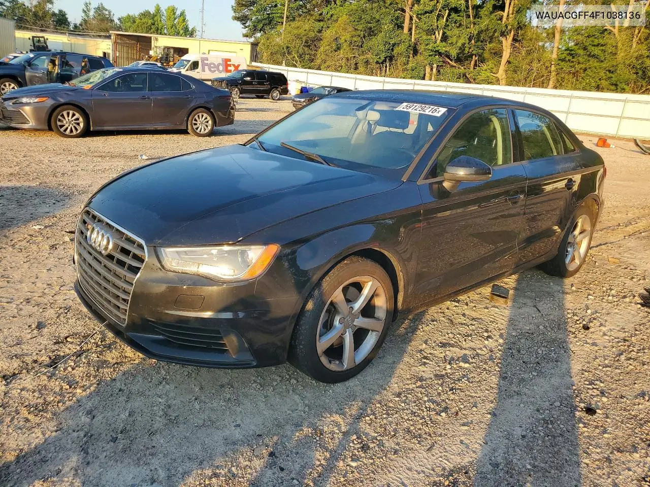 2015 Audi A3 Premium VIN: WAUACGFF4F1038136 Lot: 59129216