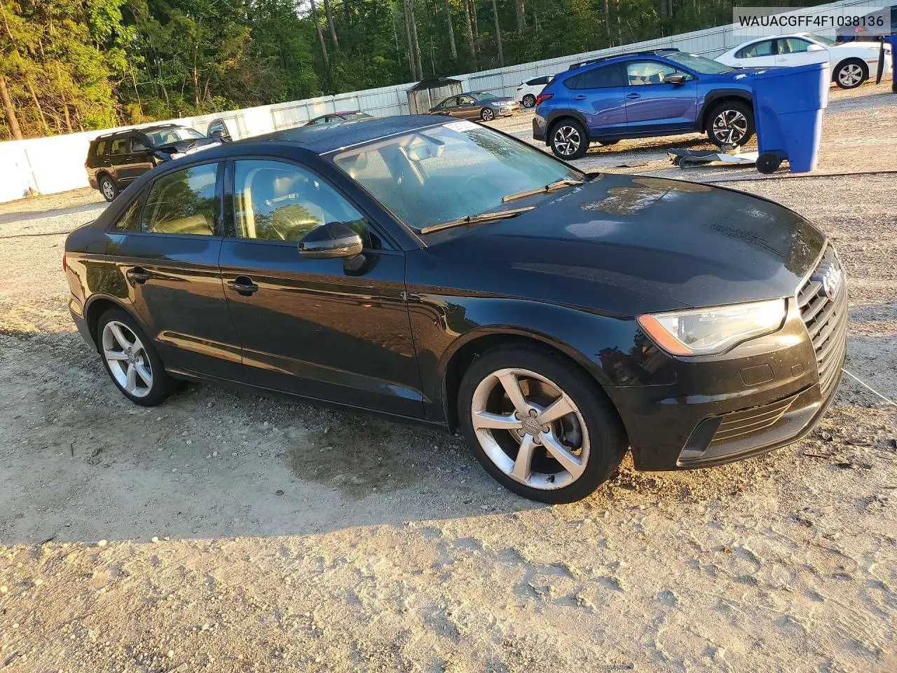 2015 Audi A3 Premium VIN: WAUACGFF4F1038136 Lot: 59129216