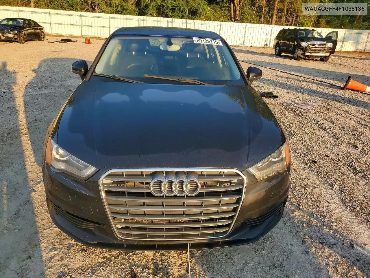 2015 Audi A3 Premium VIN: WAUACGFF4F1038136 Lot: 59129216