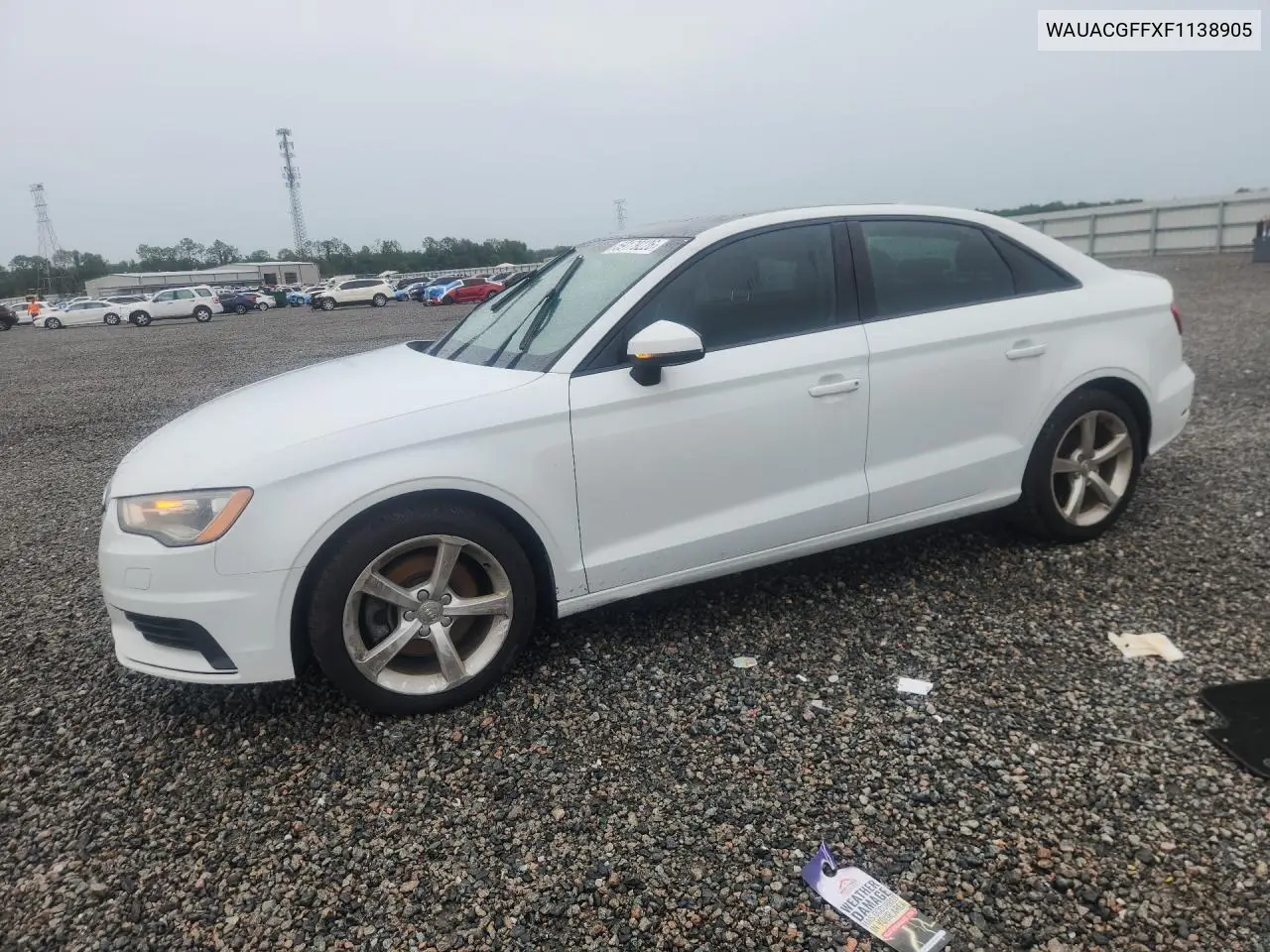 2015 Audi A3 Premium VIN: WAUACGFFXF1138905 Lot: 59179226