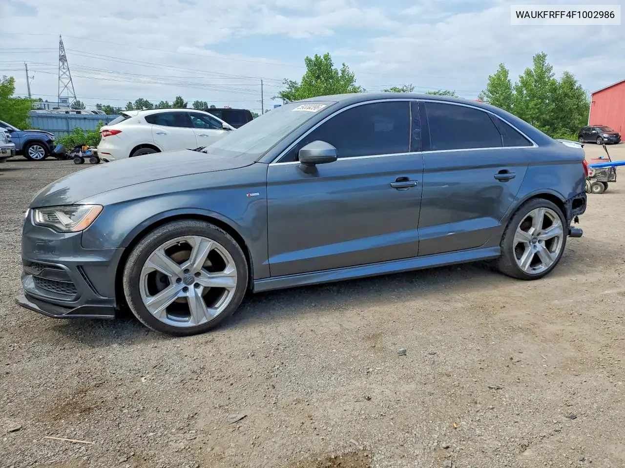 2015 Audi A3 Prestige S-Line VIN: WAUKFRFF4F1002986 Lot: 59330396