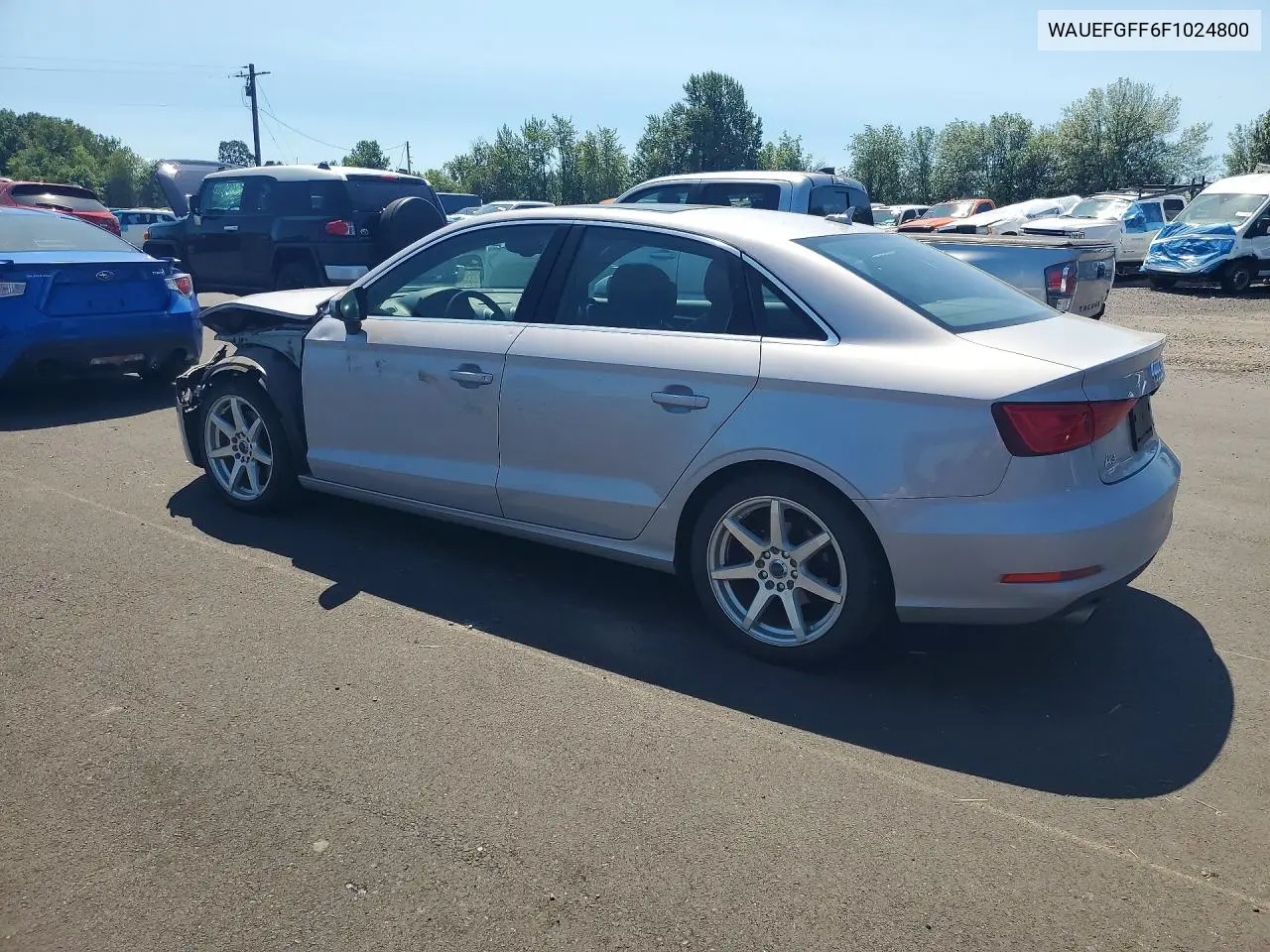 2015 Audi A3 Premium Plus VIN: WAUEFGFF6F1024800 Lot: 61015276