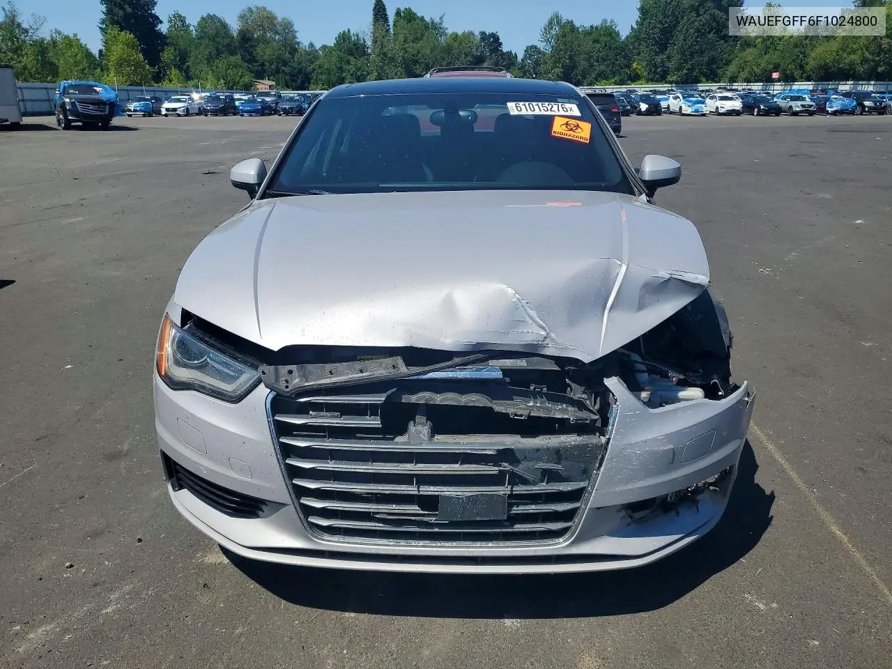 2015 Audi A3 Premium Plus VIN: WAUEFGFF6F1024800 Lot: 61015276