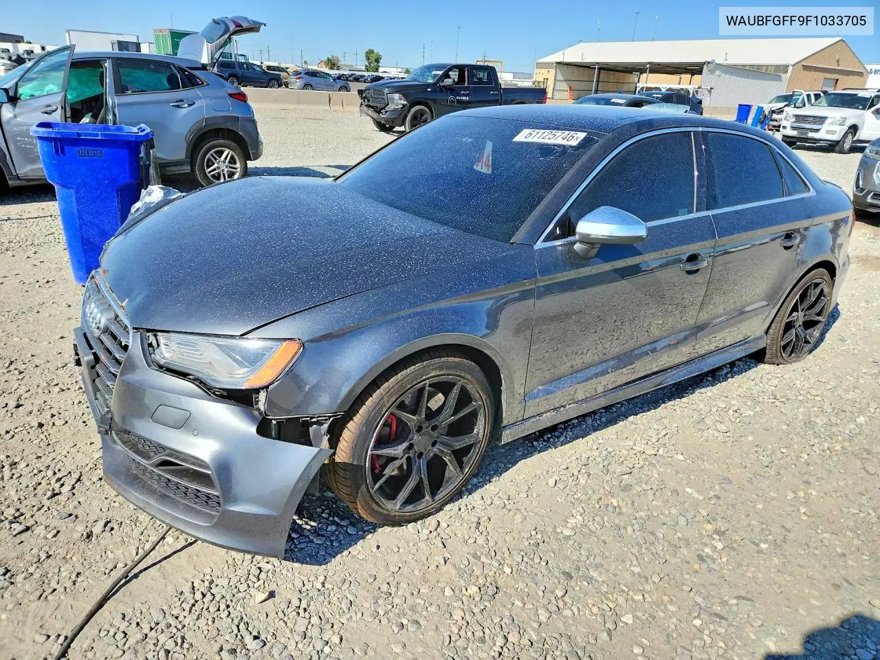 2015 Audi A3 Premium VIN: WAUBFGFF9F1033705 Lot: 61125746