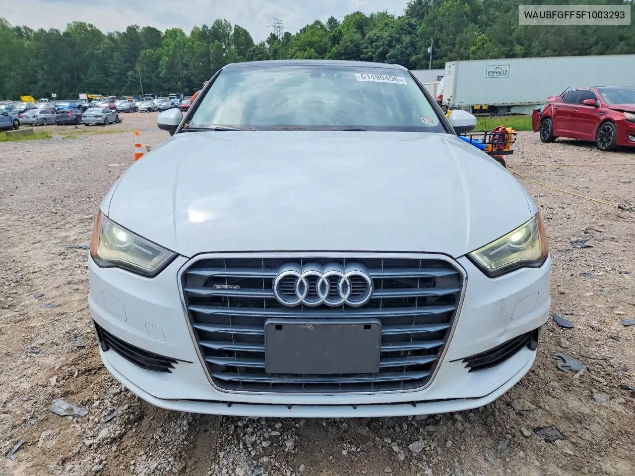 2015 Audi A3 Premium VIN: WAUBFGFF5F1003293 Lot: 61490496