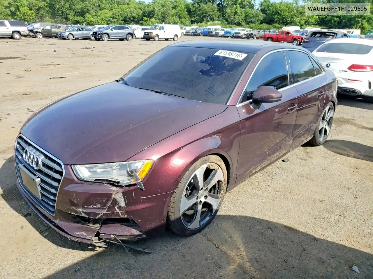 2015 Audi A3 Premium Plus VIN: WAUEFGFF1F1029595 Lot: 61598716