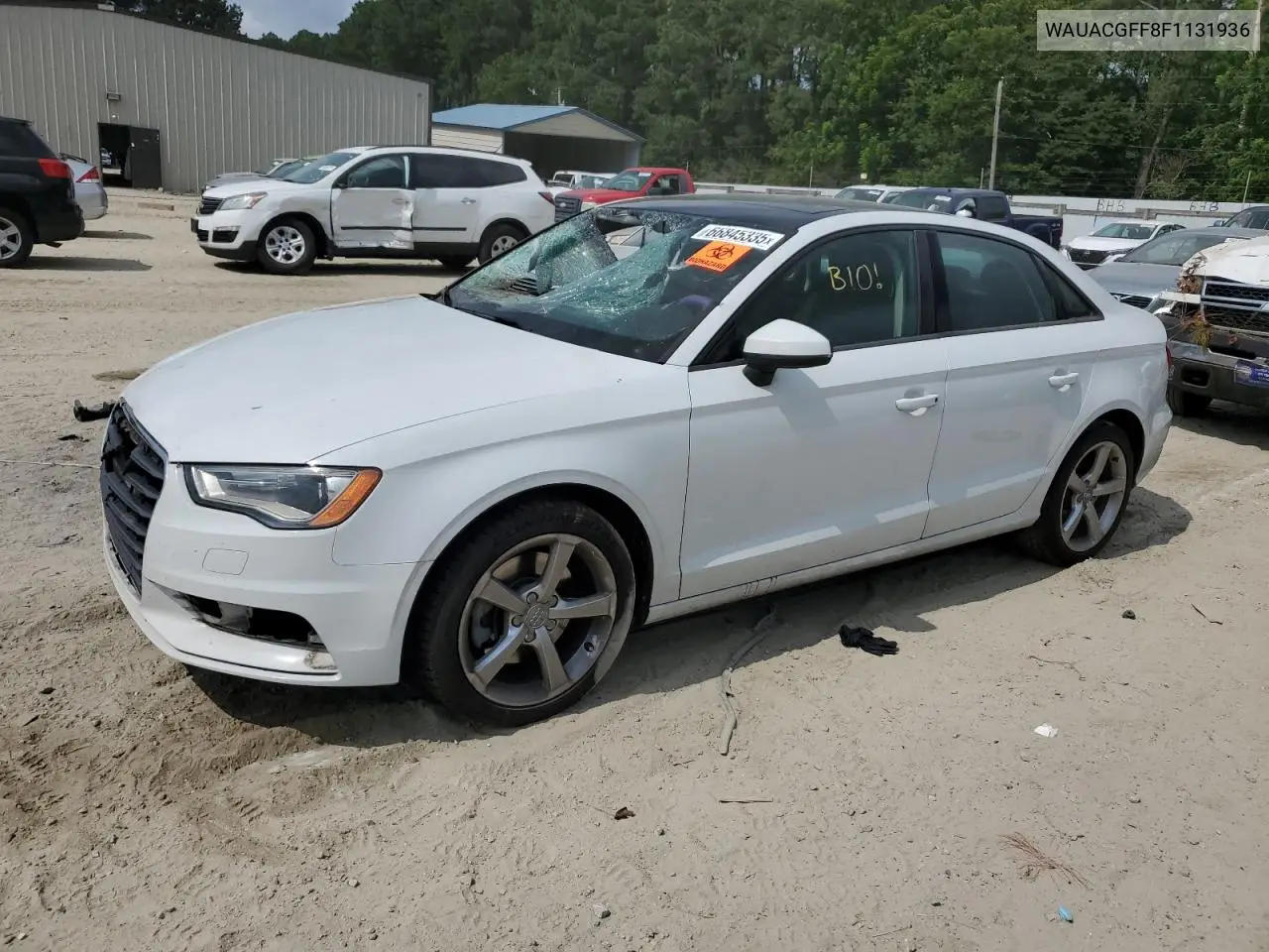 2015 Audi A3 Premium VIN: WAUACGFF8F1131936 Lot: 66845335