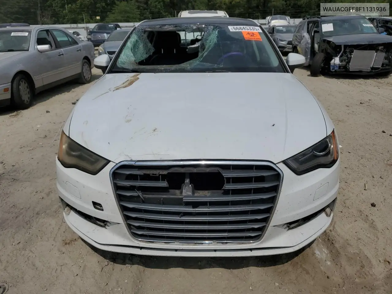 2015 Audi A3 Premium VIN: WAUACGFF8F1131936 Lot: 66845335