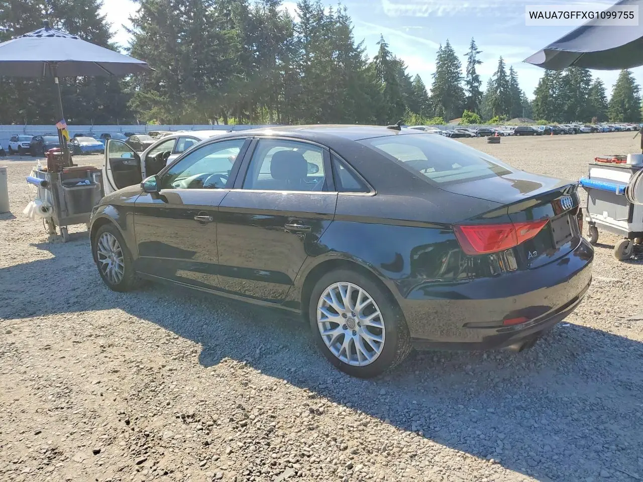 2016 Audi A3 Premium VIN: WAUA7GFFXG1099755 Lot: 58327646