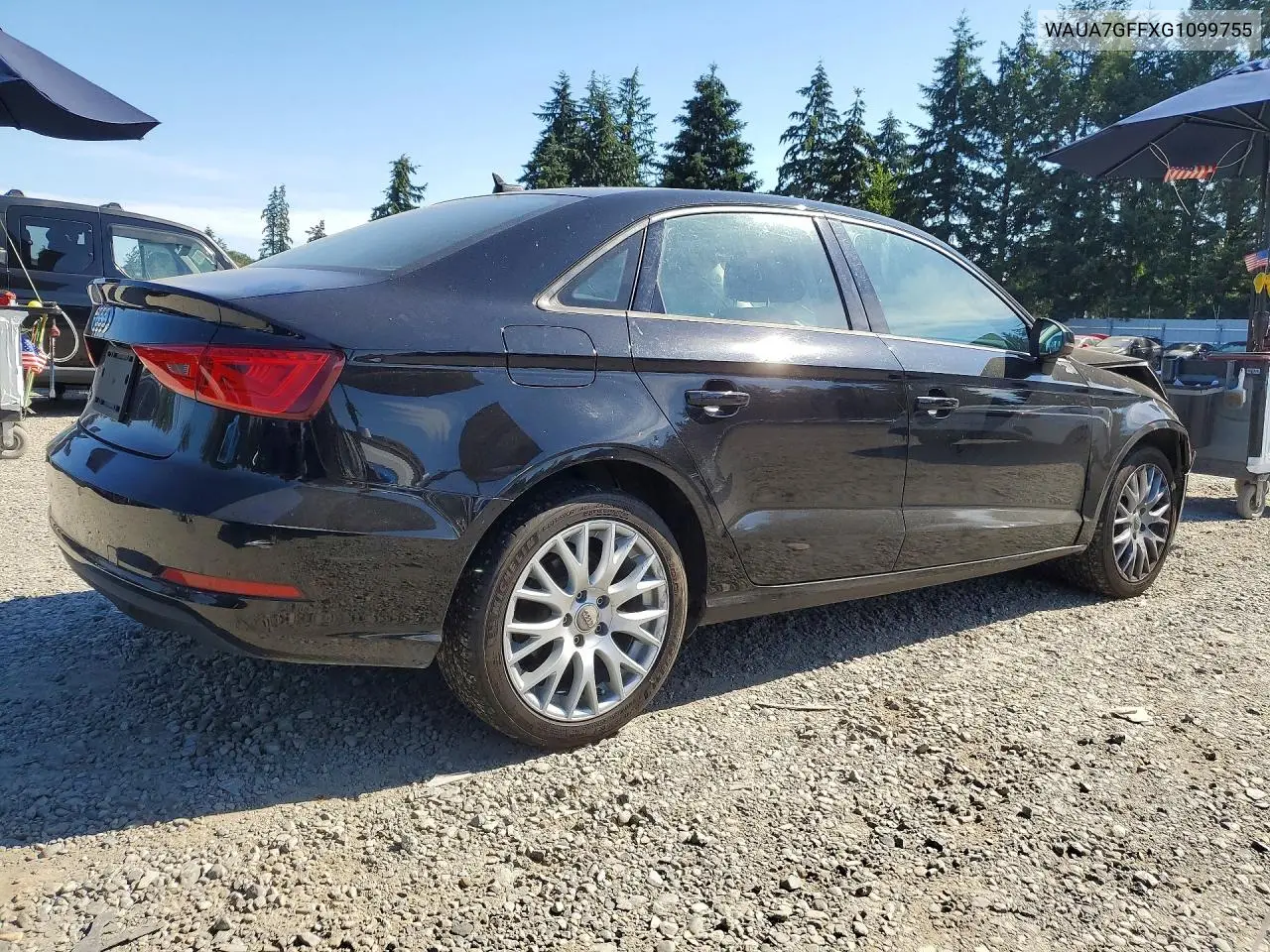2016 Audi A3 Premium VIN: WAUA7GFFXG1099755 Lot: 58327646