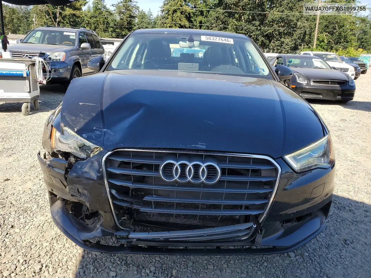 2016 Audi A3 Premium VIN: WAUA7GFFXG1099755 Lot: 58327646