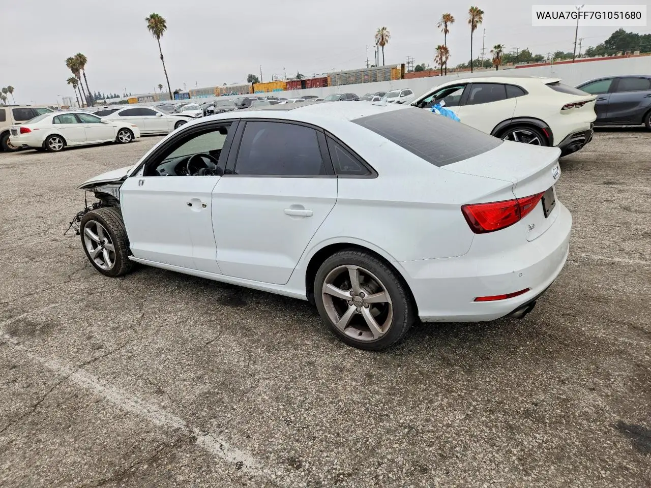 2016 Audi A3 Premium VIN: WAUA7GFF7G1051680 Lot: 58383536