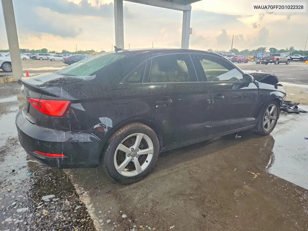 2016 Audi A3 Premium VIN: WAUA7GFF2G1022328 Lot: 58771436