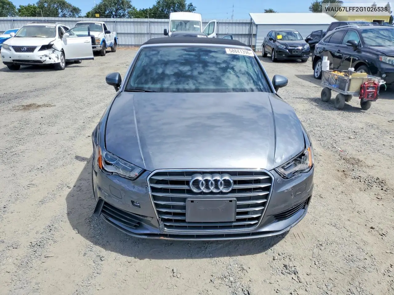 2016 Audi A3 Premium VIN: WAU67LFF2G1026538 Lot: 58841396