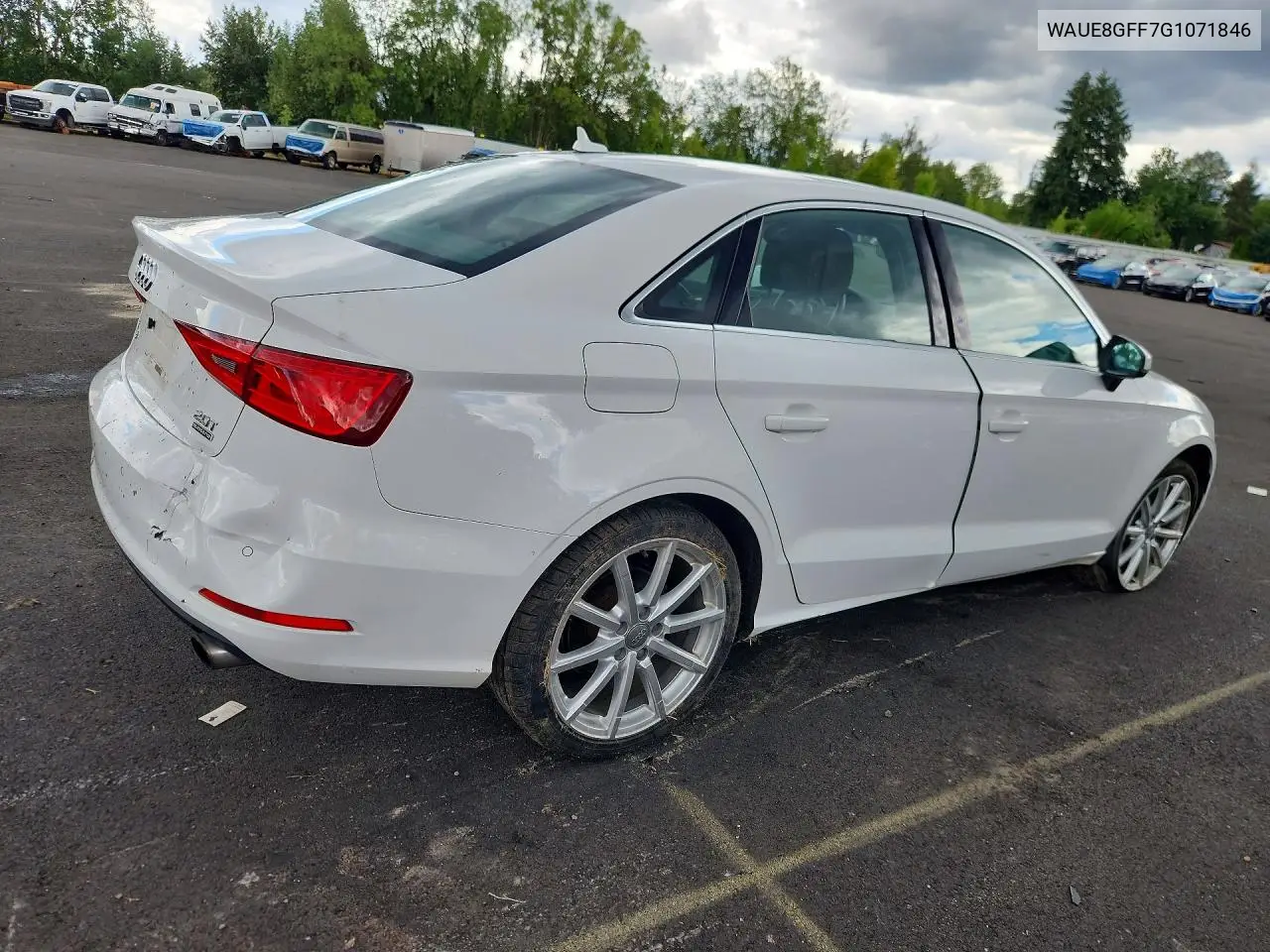 2016 Audi A3 Premium Plus VIN: WAUE8GFF7G1071846 Lot: 58961206