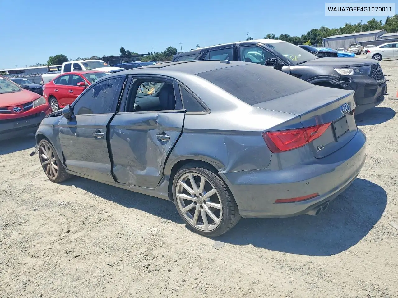 2016 Audi A3 Premium VIN: WAUA7GFF4G1070011 Lot: 59026186