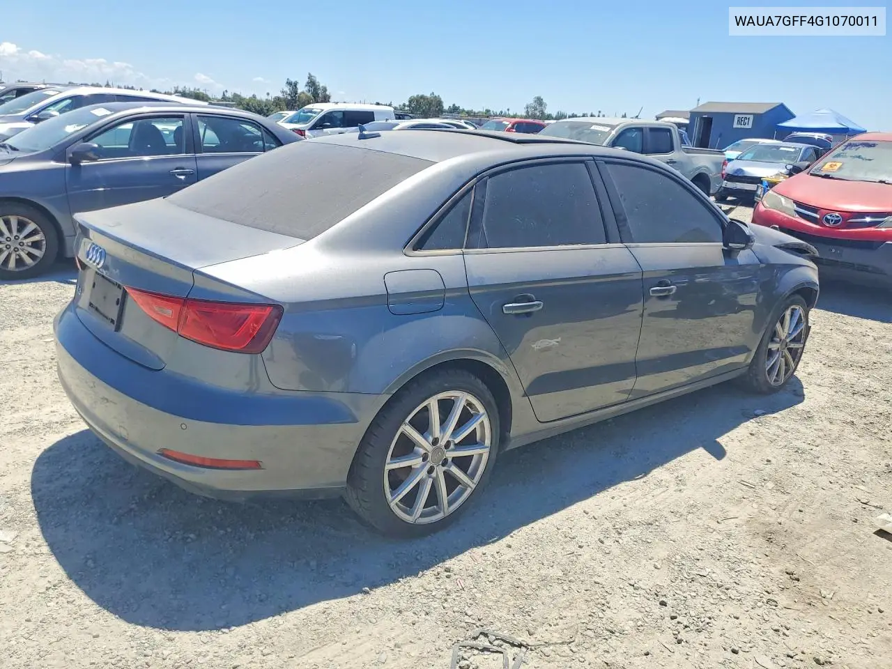 2016 Audi A3 Premium VIN: WAUA7GFF4G1070011 Lot: 59026186