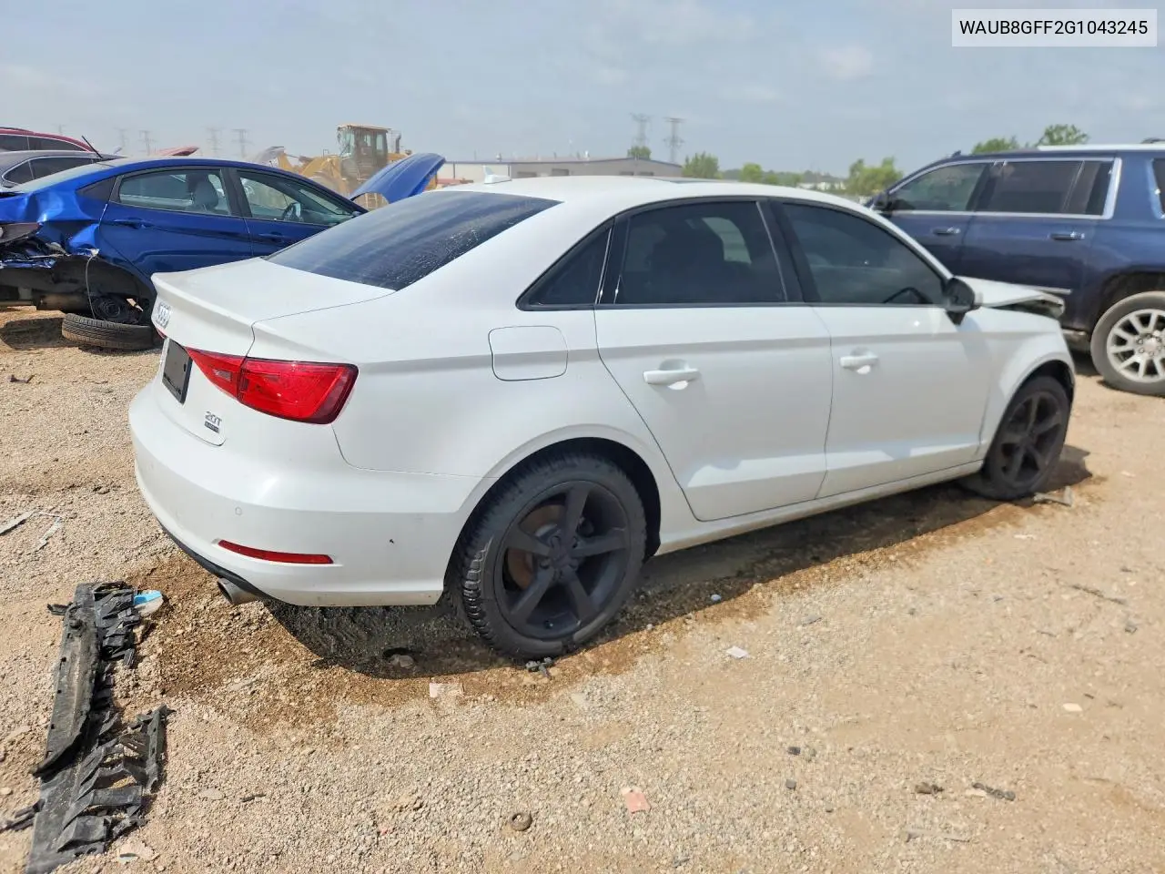 2016 Audi A3 Premium VIN: WAUB8GFF2G1043245 Lot: 59146326