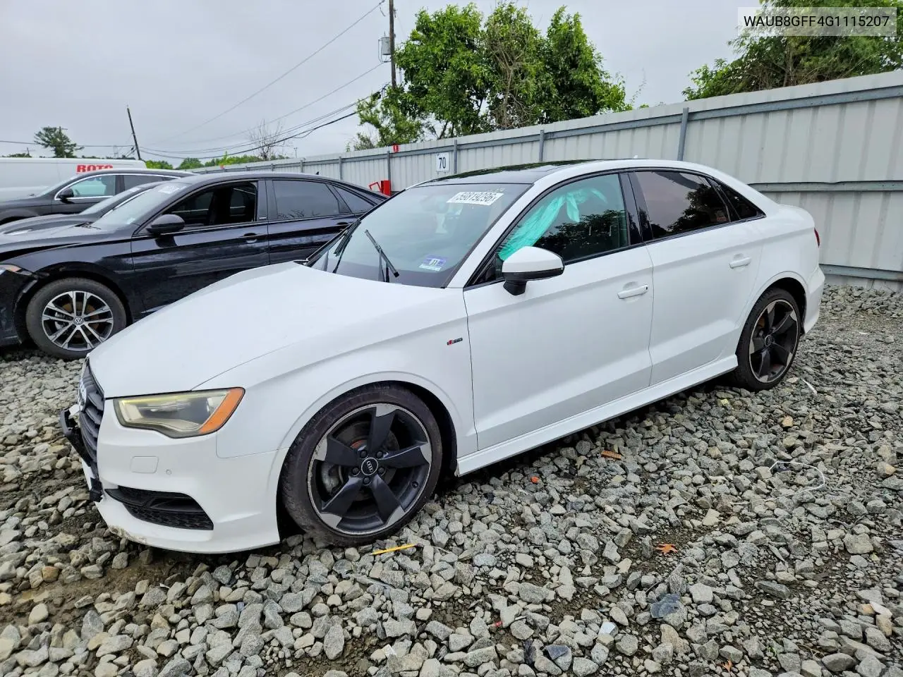 2016 Audi A3 Premium VIN: WAUB8GFF4G1115207 Lot: 59819296