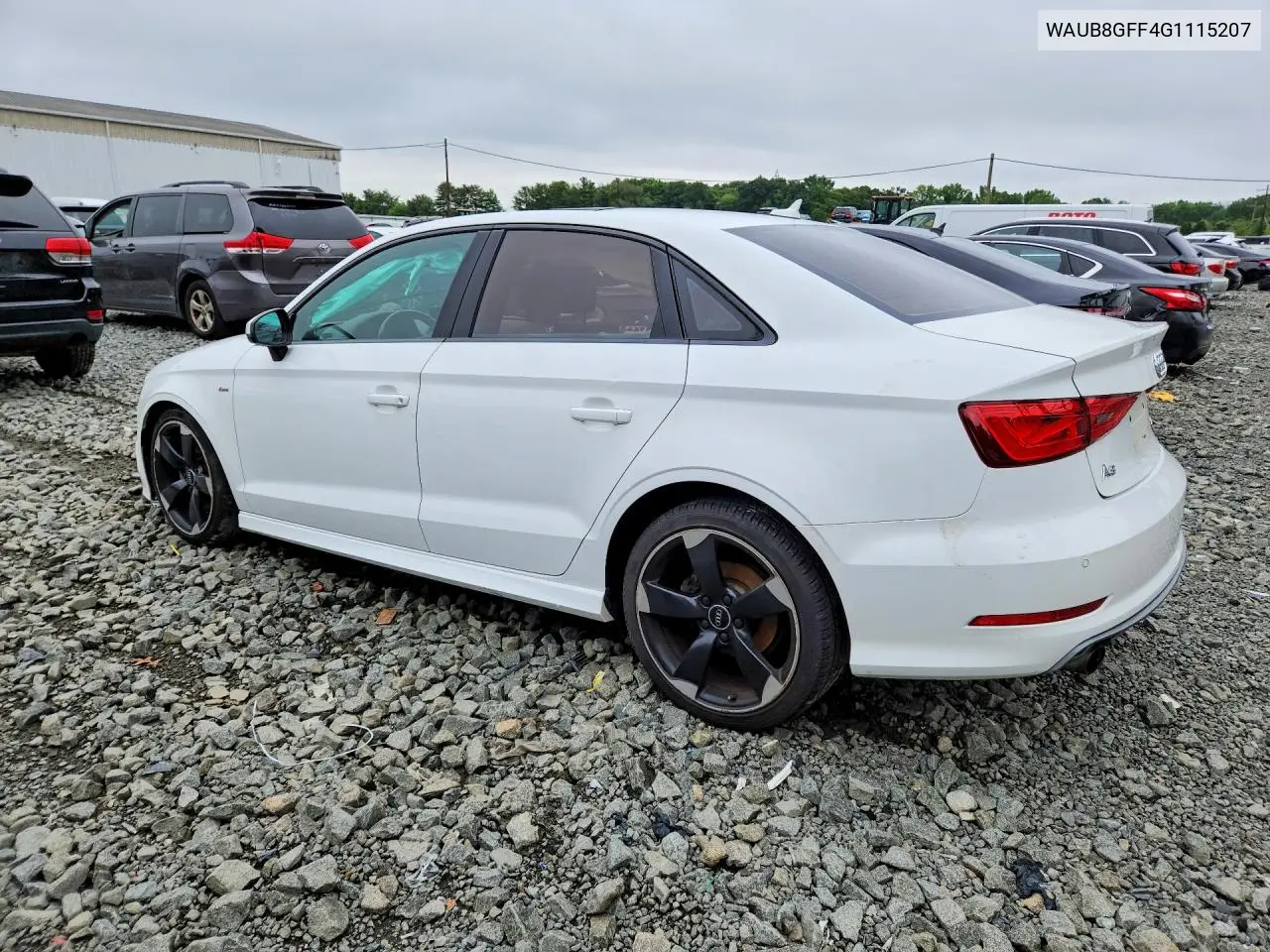 2016 Audi A3 Premium VIN: WAUB8GFF4G1115207 Lot: 59819296