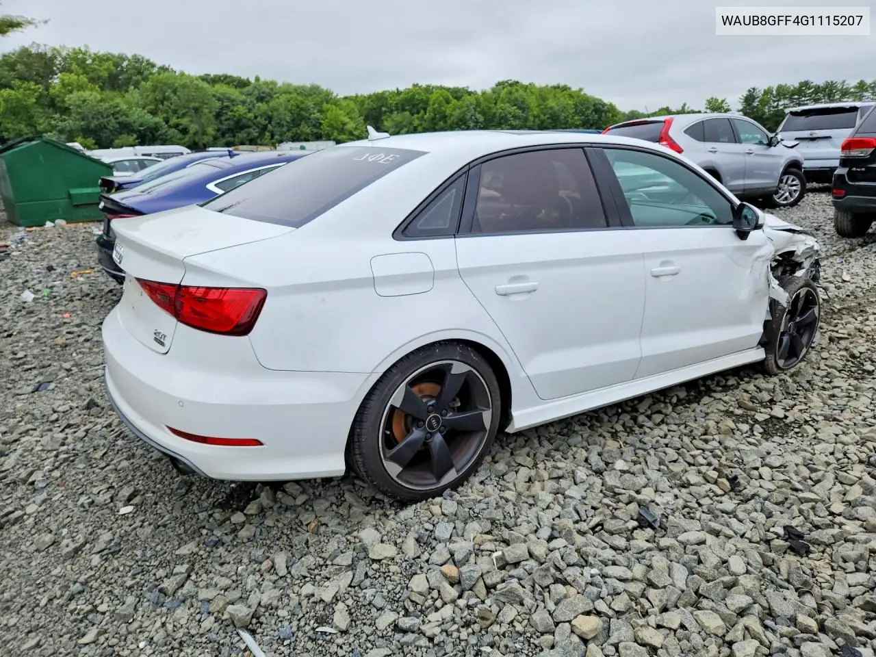 2016 Audi A3 Premium VIN: WAUB8GFF4G1115207 Lot: 59819296