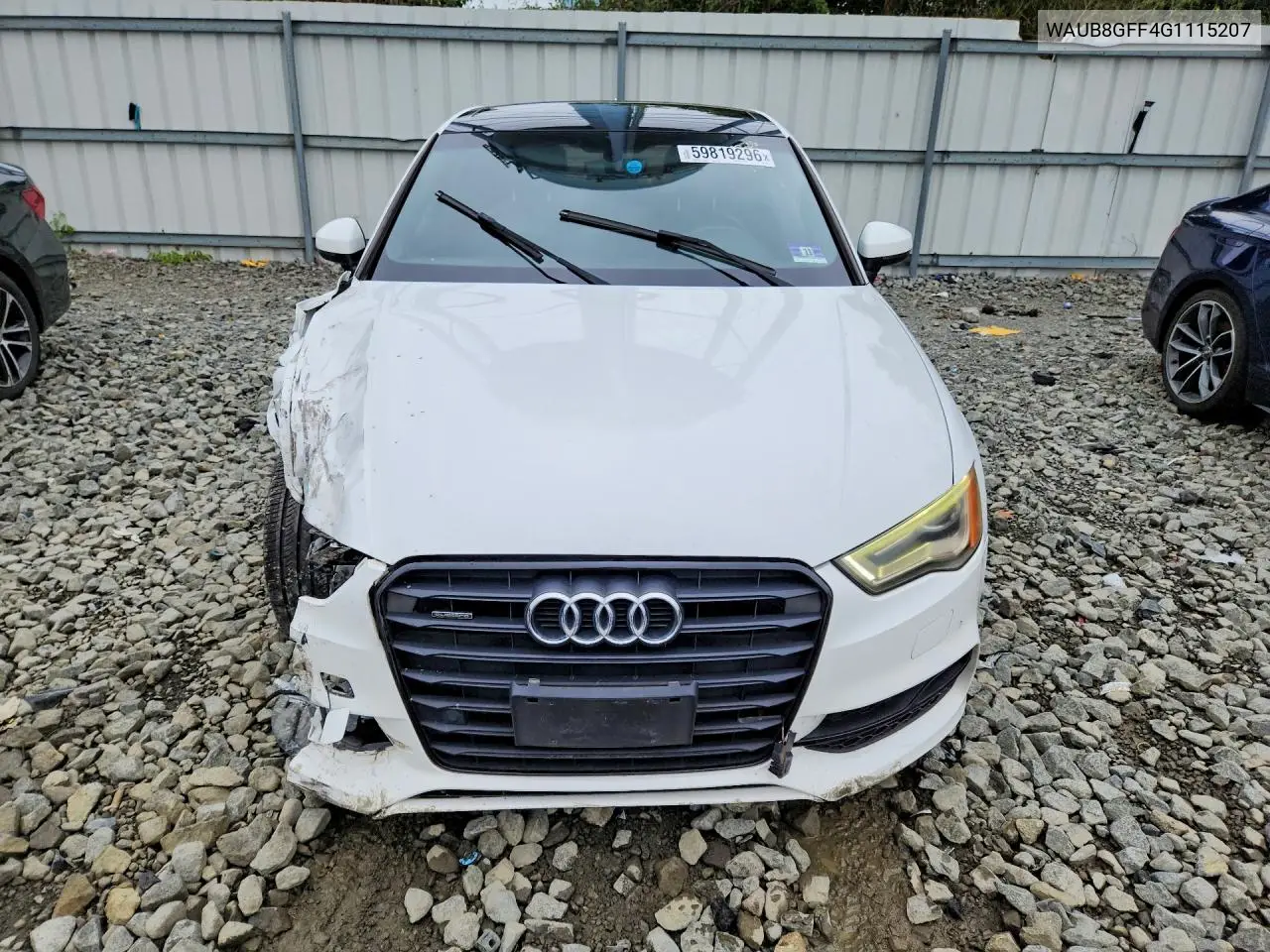 2016 Audi A3 Premium VIN: WAUB8GFF4G1115207 Lot: 59819296