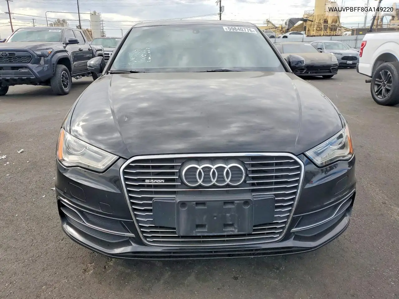 2016 Audi A3 E-Tron Premium Ultra VIN: WAUVPBFF8GA149220 Lot: 59840776