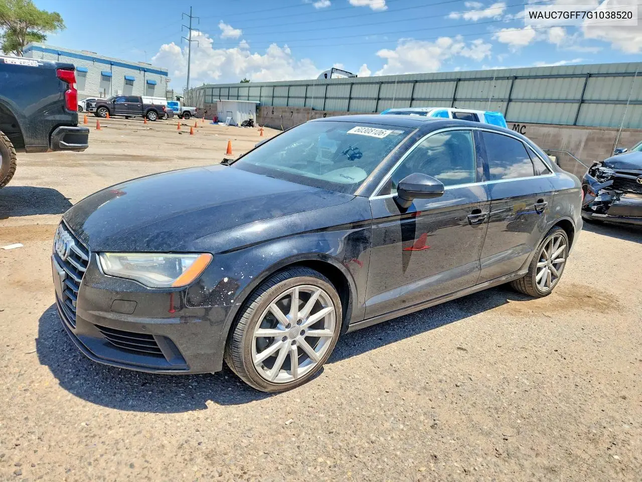 2016 Audi A3 Premium Plus VIN: WAUC7GFF7G1038520 Lot: 60308106