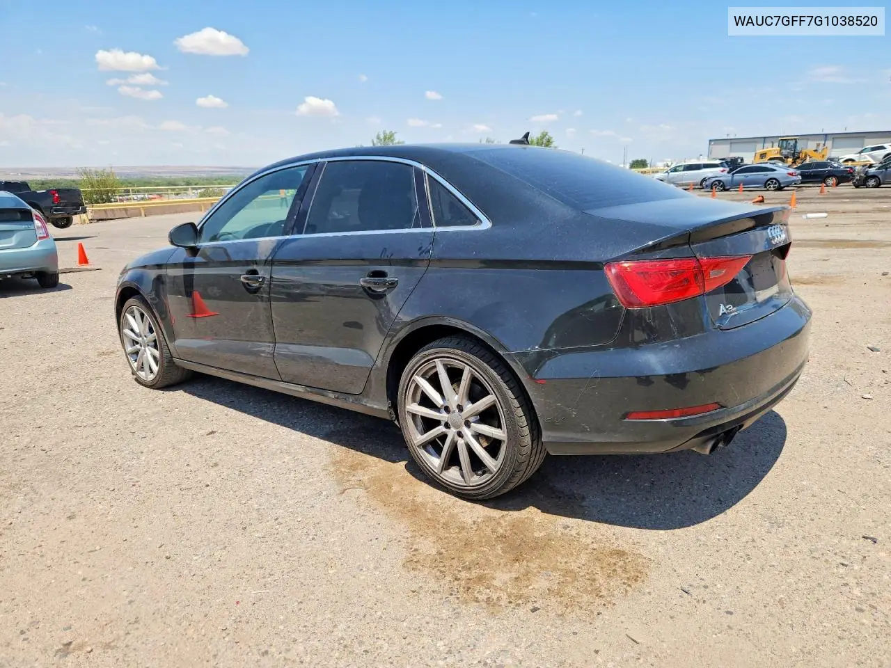 2016 Audi A3 Premium Plus VIN: WAUC7GFF7G1038520 Lot: 60308106