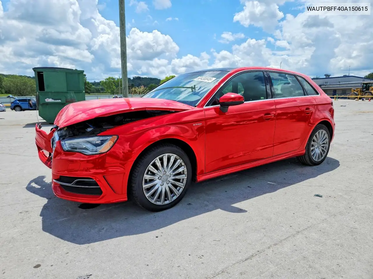 2016 Audi A3 E-Tron Premium Plus VIN: WAUTPBFF4GA150615 Lot: 60430846