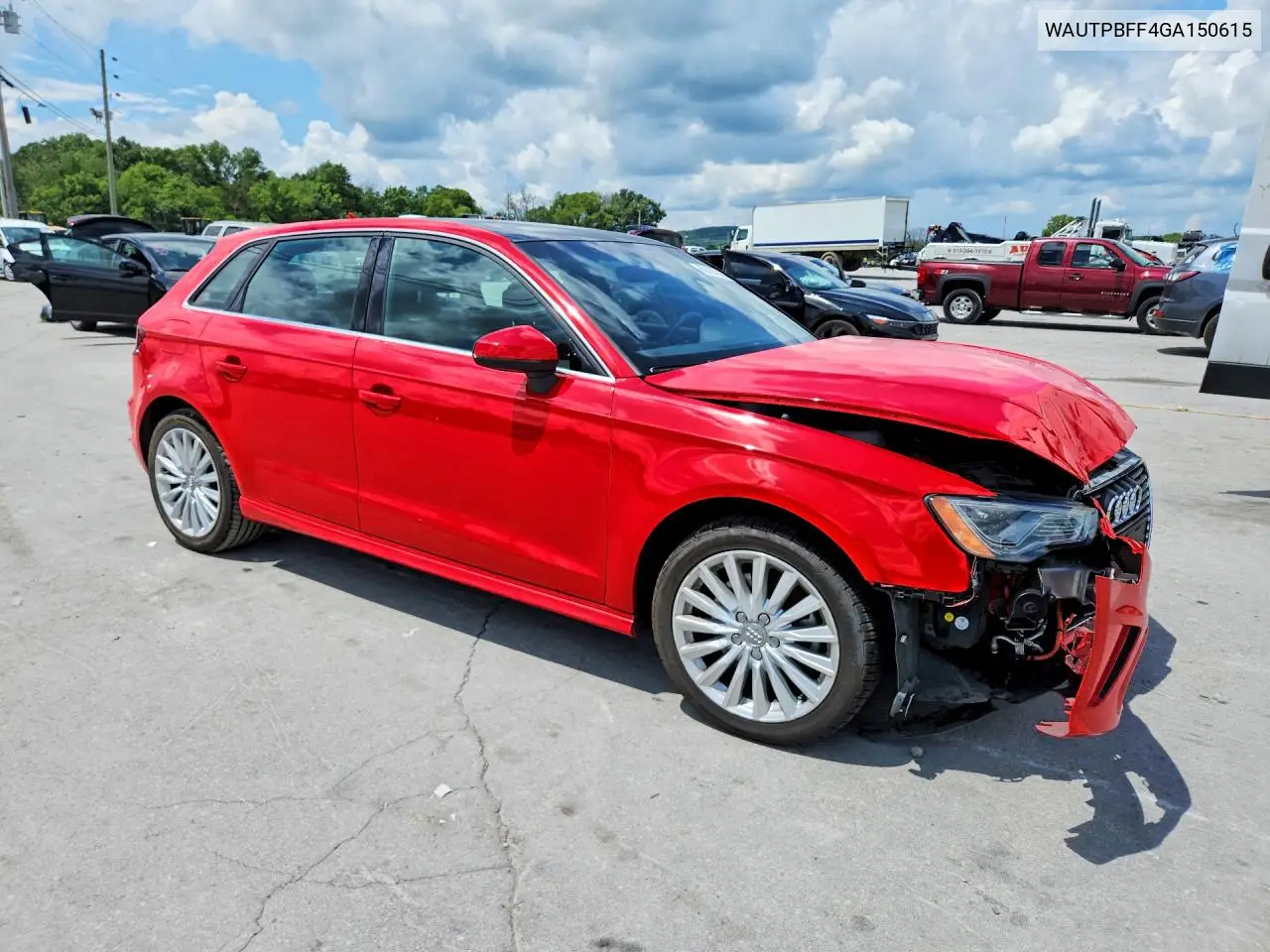 2016 Audi A3 E-Tron Premium Plus VIN: WAUTPBFF4GA150615 Lot: 60430846