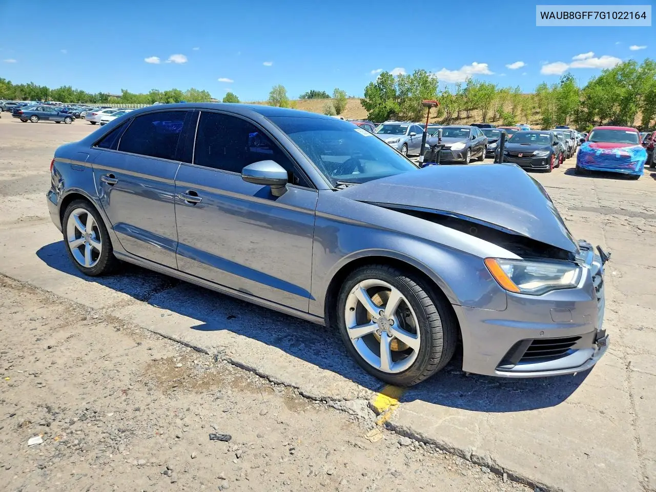 2016 Audi A3 Premium VIN: WAUB8GFF7G1022164 Lot: 60600866
