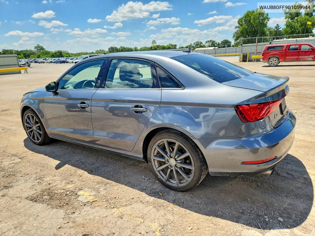 2016 Audi A3 Premium VIN: WAUB8GFF9G1059944 Lot: 60767906
