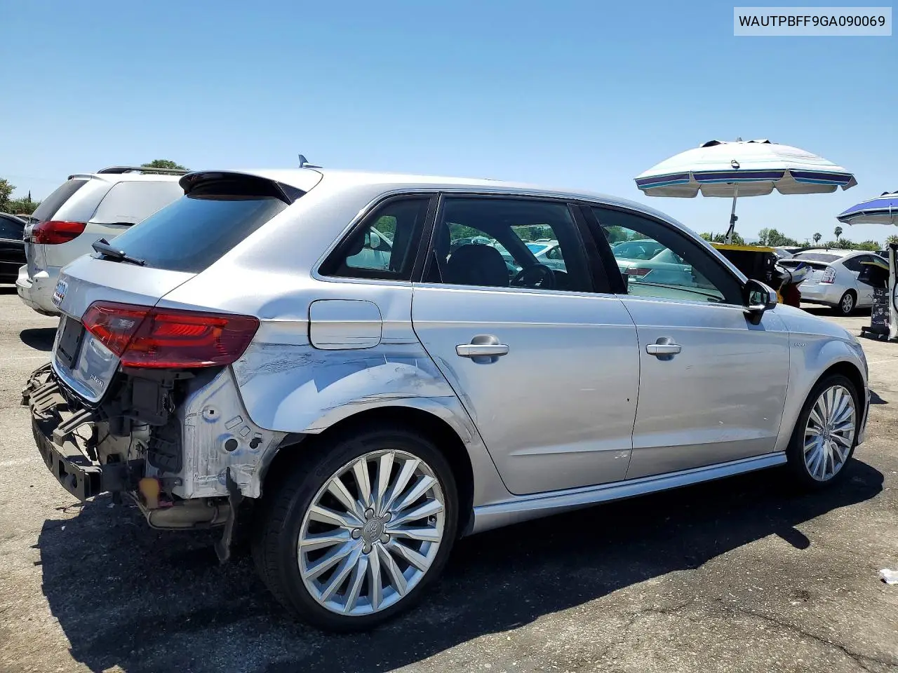 2016 Audi A3 VIN: WAUTPBFF9GA090069 Lot: 61202066