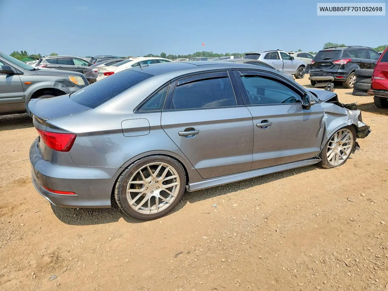 2016 Audi A3 Premium VIN: WAUB8GFF7G1052698 Lot: 61530416