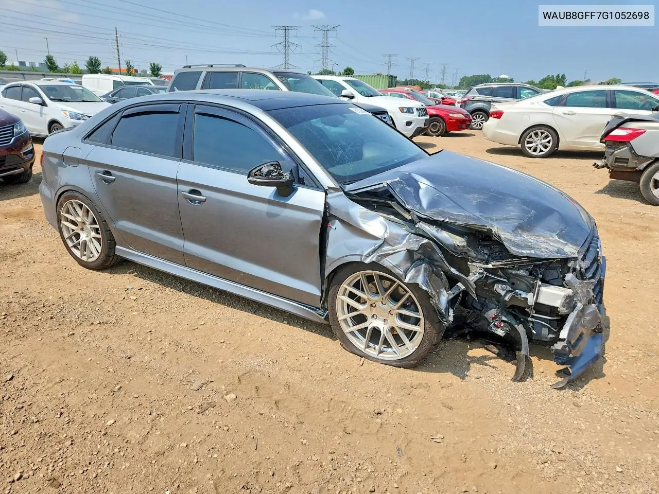 2016 Audi A3 Premium VIN: WAUB8GFF7G1052698 Lot: 61530416